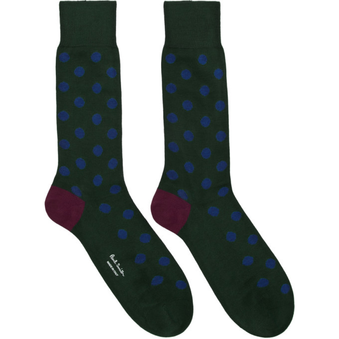 Photo: Paul Smith Green Polka Dot Socks