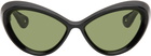 Jean Paul Gaultier Black 'The Parisian Cat' Sunglasses