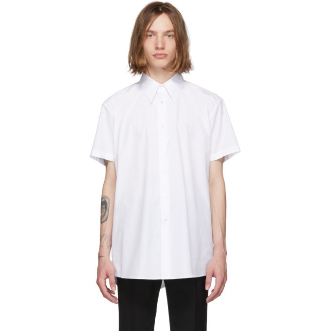 Photo: Raf Simons White Embroidered Shirt