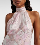 Pucci Occhi silk twill maxi dress