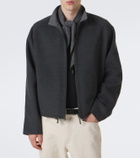Stòffa Reversible wool fleece jacket