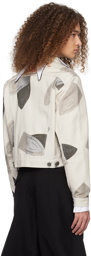 Charles Jeffrey LOVERBOY Off-White Art Denim Jacket