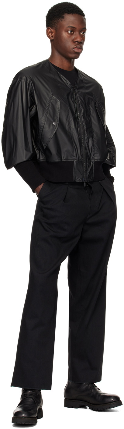 The Viridi-anne Black Wide Jeans