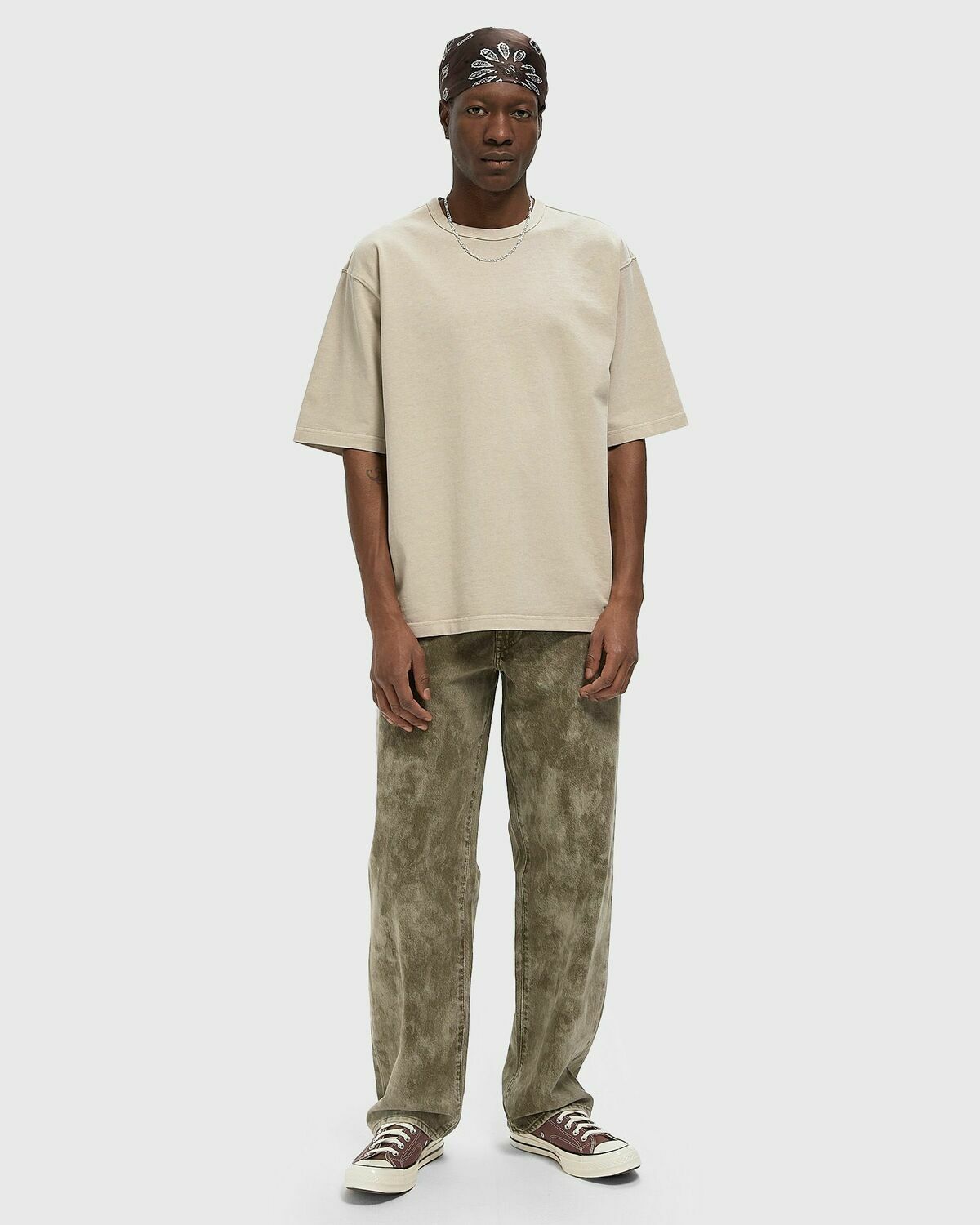 Levis HEAVYWEIGHT LOOSE TEE Beige Mens Shortsleefe