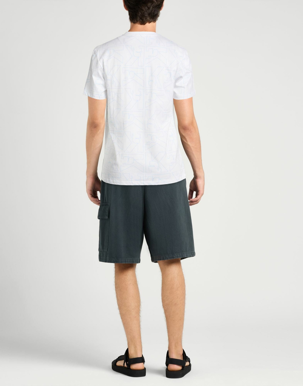 Karl Lagerfeld Mens T-shirt in White
