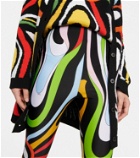 Pucci - Printed high-rise stirrup leggings