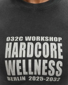 032c HARDCORE WELLNESS TIGHT LONGSLEEVE Black Womens Longsleefe