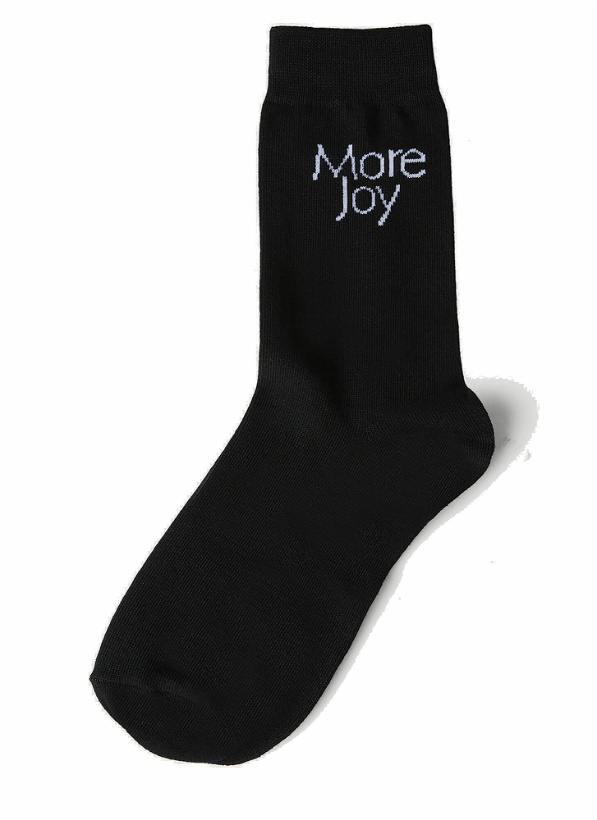 Photo: Logo Jacquard Socks in Black
