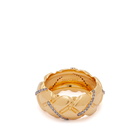 Missoma Women's x Lucy Williams Waffle Ring in Gold