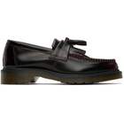 Dr. Martens Burgundy Adrian Arcadia Leather Tassel Loafers