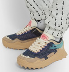 Off-White - Odsy-1000 Suede, Mesh and Rubber Sneakers - Blue