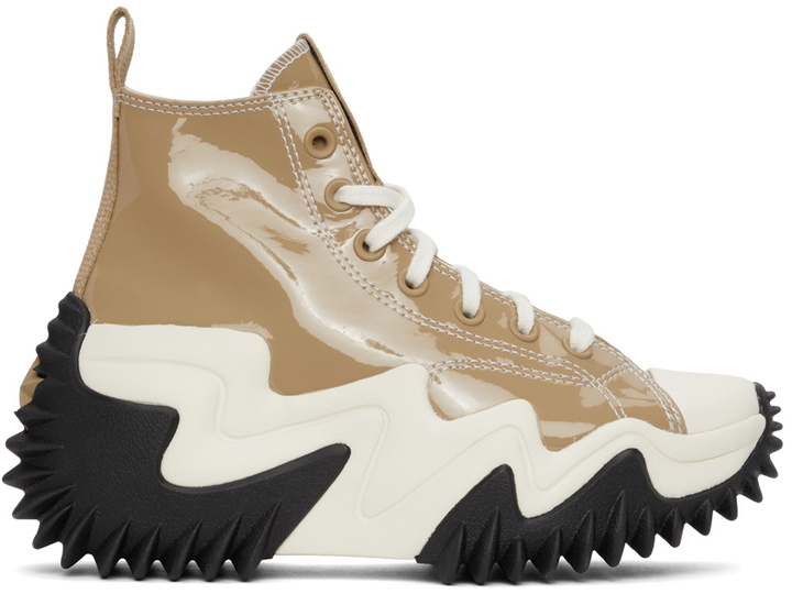 Photo: Converse Khaki Run Star Motion High Sneakers