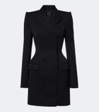 Mugler Wool blazer dress