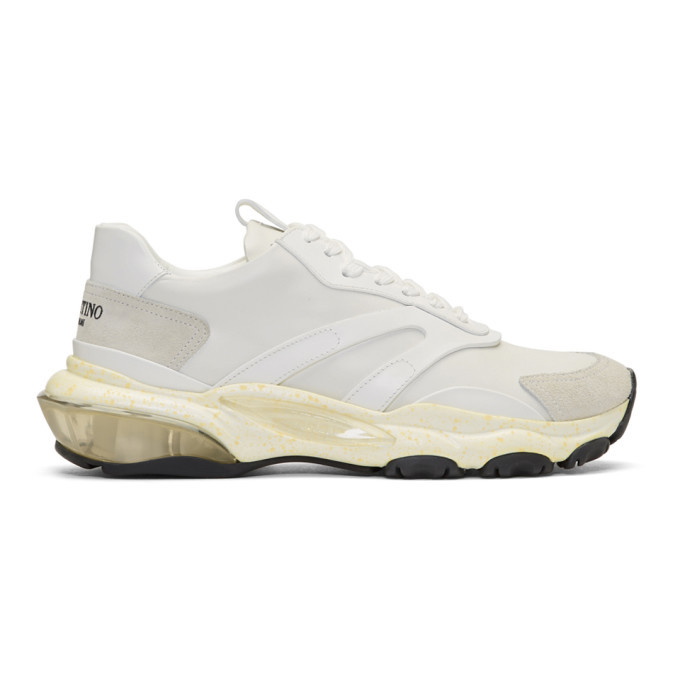 Photo: Valentino White Valentino Garavani Bounce Runner Sneakers