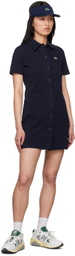 Lacoste Navy Collared Mini Dress