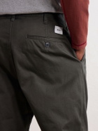 WTAPS - Straight-Leg Pleated Cotton-Twill Trousers - Green