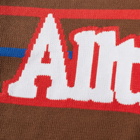 Alltimers Men's Broadway Logo Crew Knit in Brown