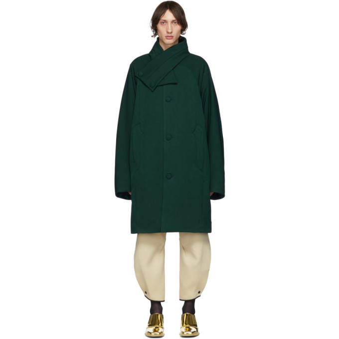 Kiko Kostadinov Green Padded Midnight Coat Kiko Kostadinov