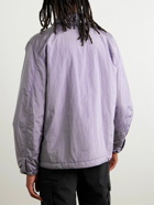 Stone Island - Logo-Appliquéd Garment-Dyed Nylon Metal Jacket - Purple