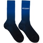 Jacquemus Blue and Navy Les Chaussettes Moisson Socks