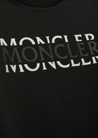 Moncler Logo-print Cotton Sweatshirt Black