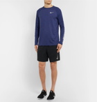 Nike Running - Element Mélange Dri-FIT T-Shirt - Men - Indigo