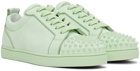 Christian Louboutin Green Louis Junior Sneakers