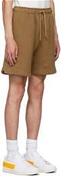 424 Brown Logo Shorts