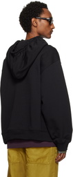 Dries Van Noten Black Loose-Fit Hoodie