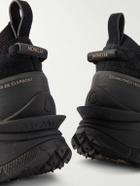 Moncler - Trailgrip Lite 3 Rubber-Trimmed Nubuck and Brushed-Suede Sneakers - Black