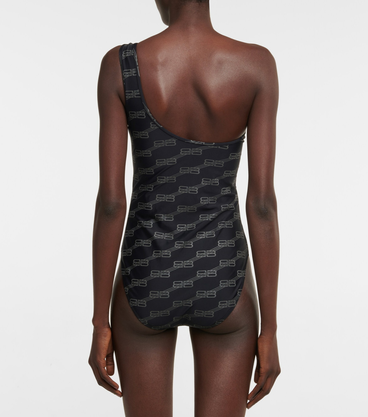 Balenciaga - BB one-shoulder swimsuit
