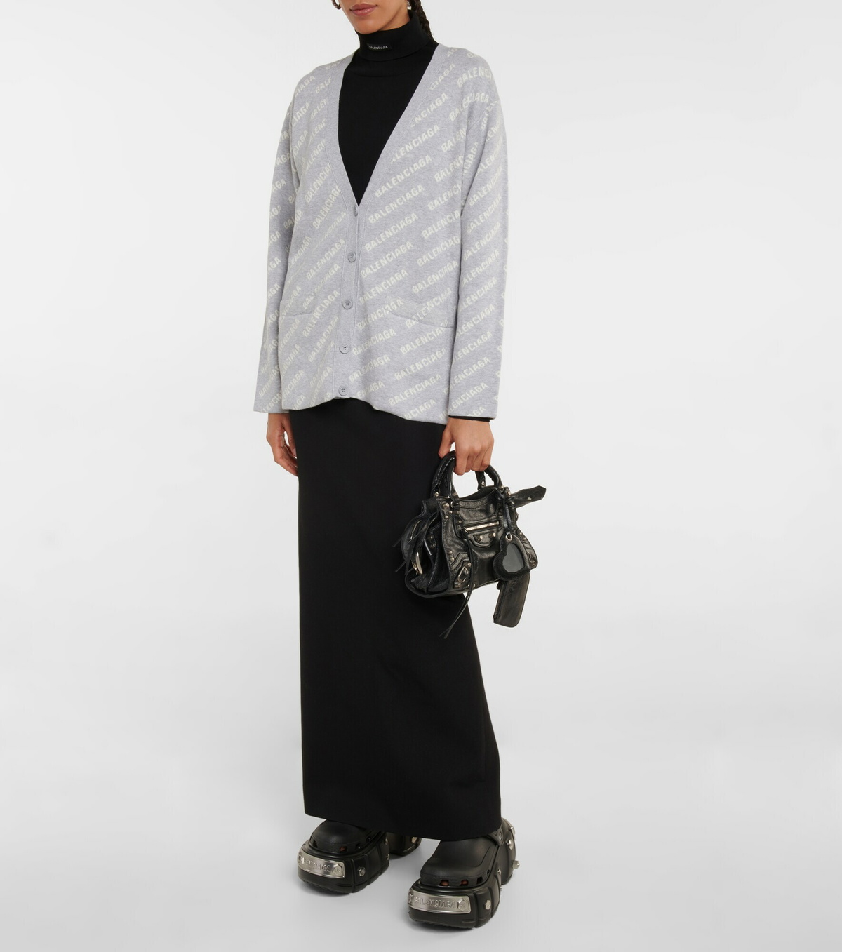 Balenciaga - Logo cotton-blend cardigan