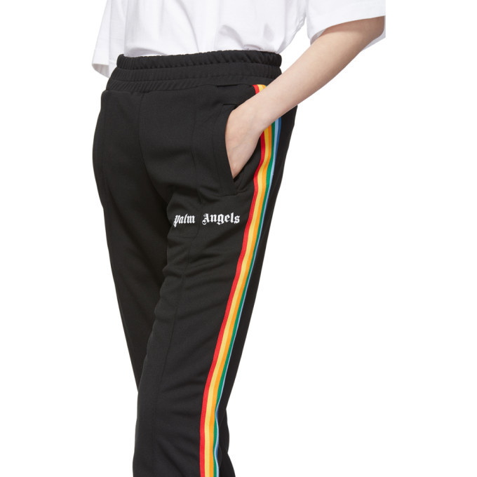 SLIM TRACK PANTS in black - Palm Angels® Official