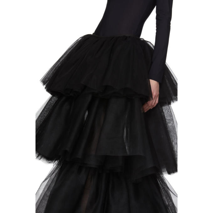 Camber layered outlet tulle maxi skirt