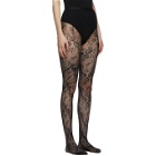 Saks Potts Black Lace Lucy Tights