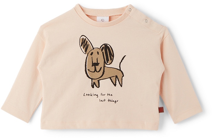 Photo: Wynken Baby Pink Lost Things Scruffy Dog Long Sleeve T-Shirt