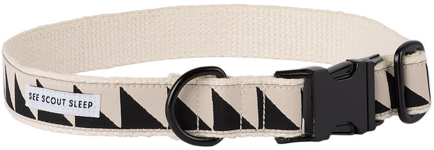 See Scout Sleep Beige & Black Large Nice Grill Standard Collar
