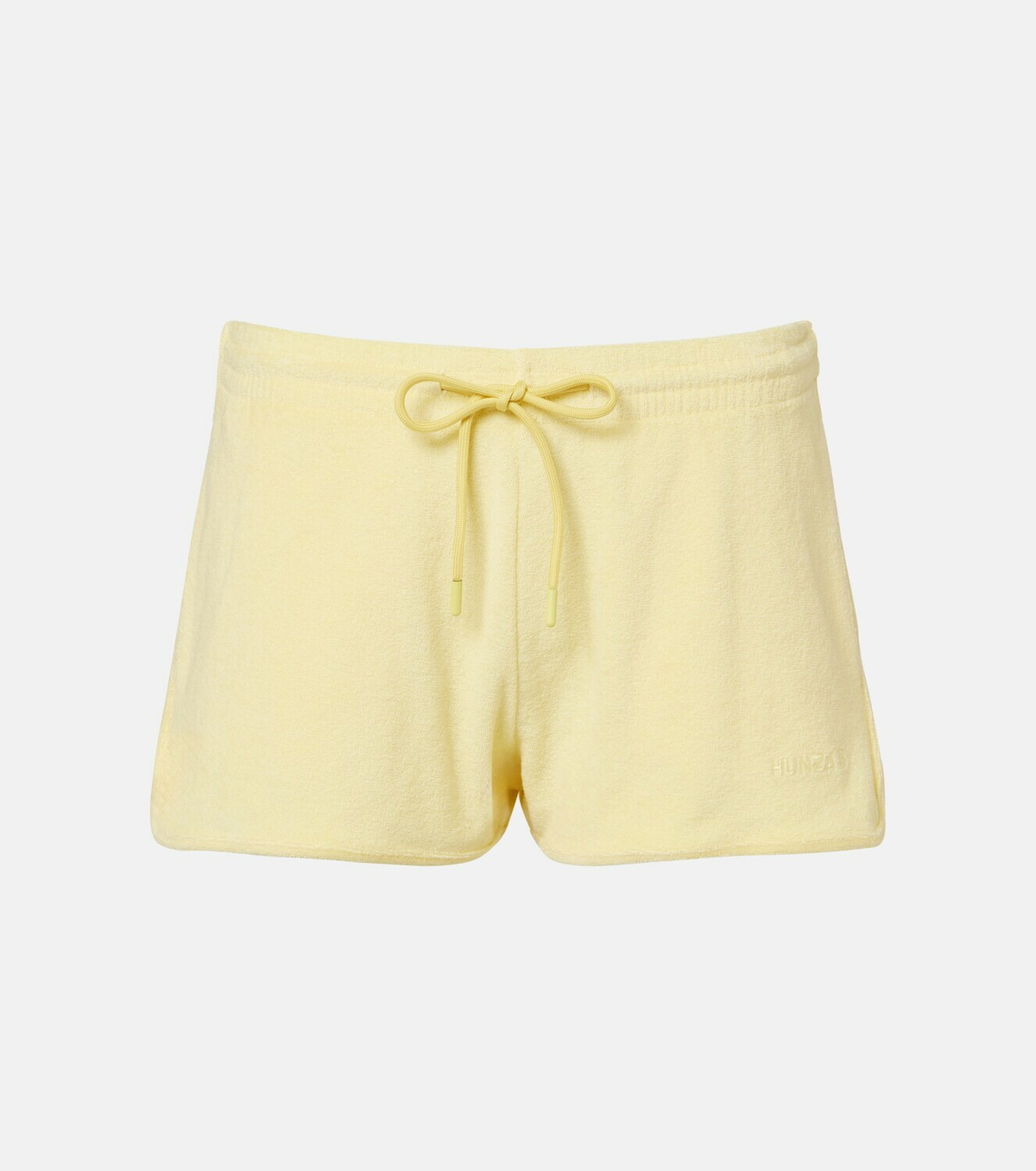 Hunza G Logo cotton terry shorts