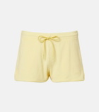 Hunza G Logo cotton terry shorts