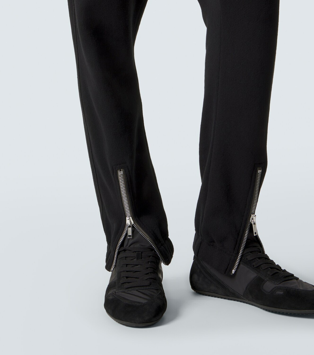 Rick Owens Tecuatl cotton jersey terry sweatpants