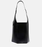 The Attico - 12 PM Large leather shoulder bag