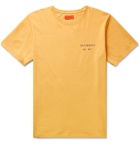 Saturdays NYC - Logo-Print Cotton-Jersey T-Shirt - Yellow