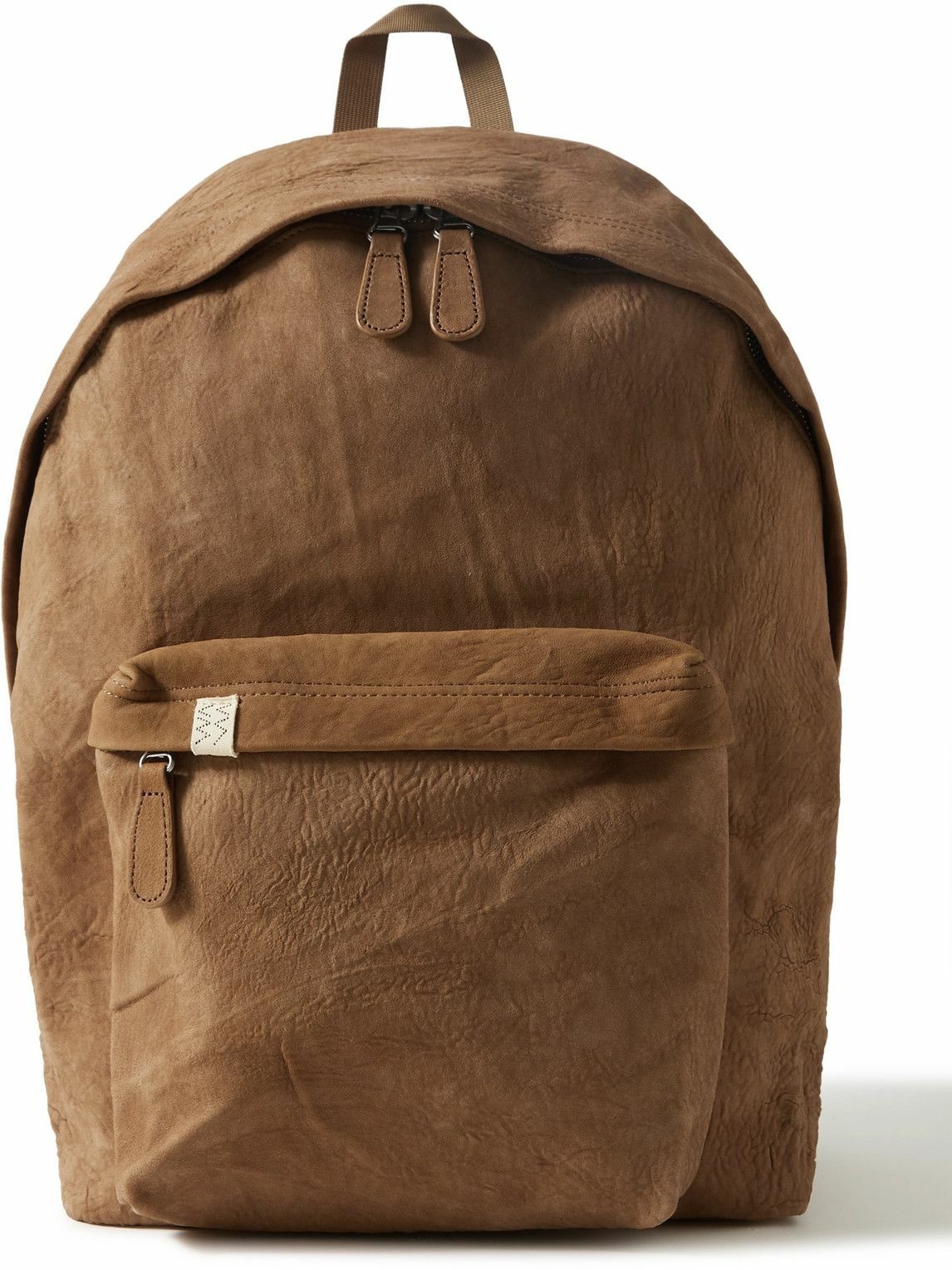 Visvim - Crinkled-Leather Backpack Visvim
