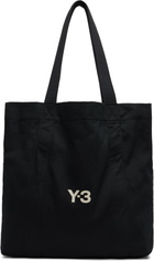 Y-3 Black 'Y-3' Canvas Tote