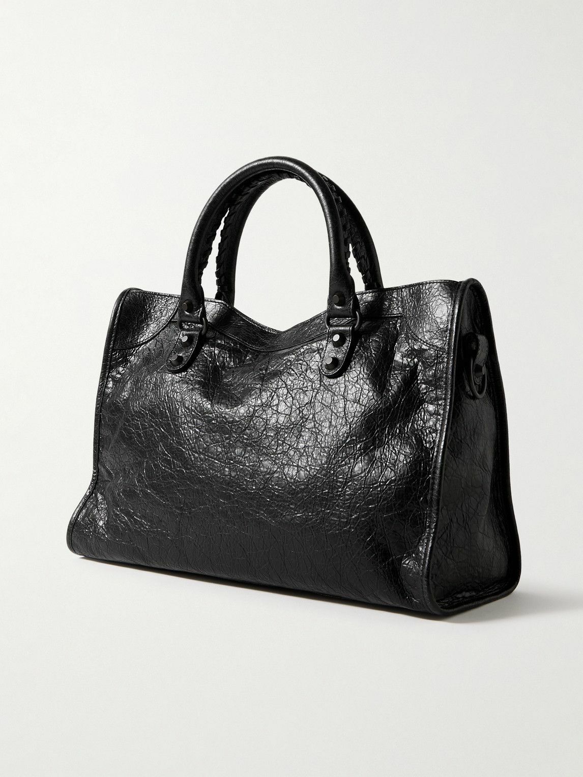 トートバッグ 25FW Balenciaga Le City Medium Tote Bag In Arena Balenciaga - Le City Medium Arena Textured-Leather Tote Bag