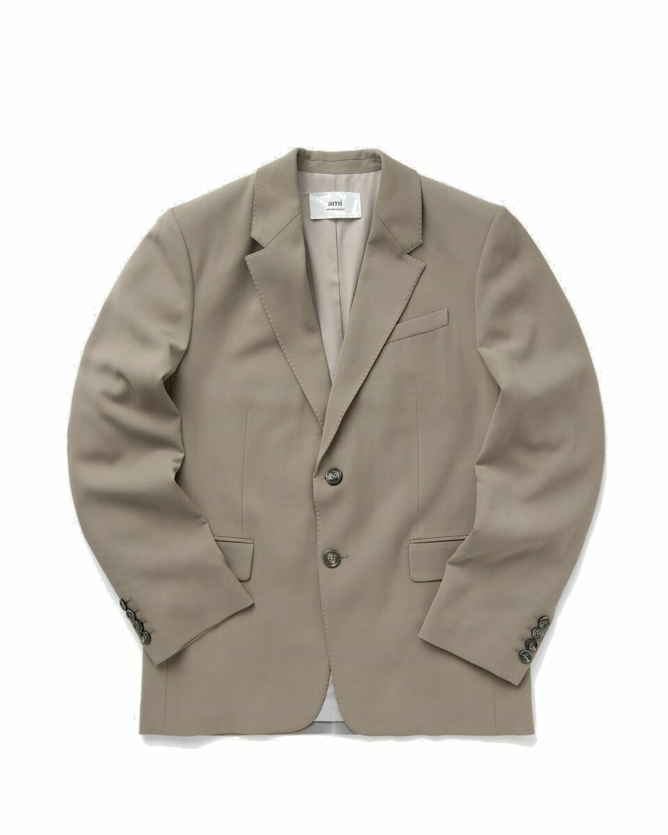 Photo: Ami Paris Two Buttons Jacket Brown - Mens - Coats