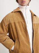 FRAME - Cable-Knit Wool and Cashmere-Blend Half-Zip Sweater - Neutrals