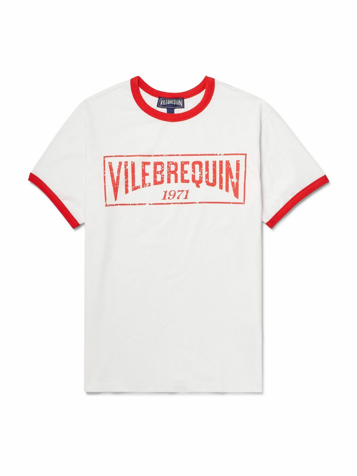 Vilebrequin - Partisol Logo-Print Cotton-Jersey T-Shirt - White