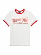 Vilebrequin - Partisol Logo-Print Cotton-Jersey T-Shirt - White