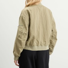 Air Jordan Women's Flight Renegade Jacket in Medium Khaki/Team Orange